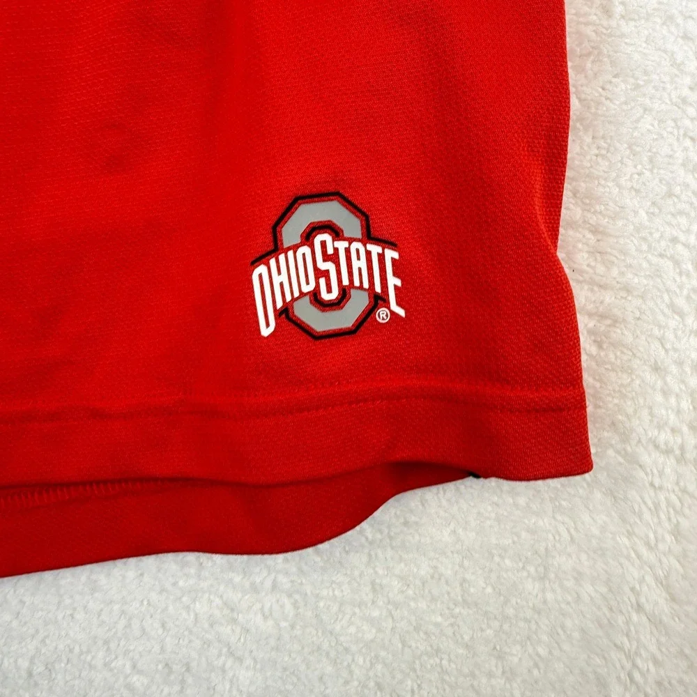 Nike Ohio State Buckeyes Athletic Gym Shorts Dri Fit On Field Mens XXL Red - Picture 2 of 10